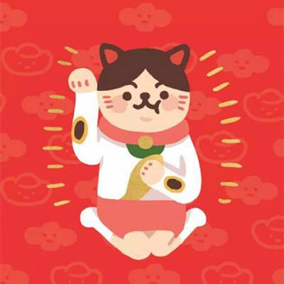 好看的招财猫大橘为重想要暴富头像图片大全