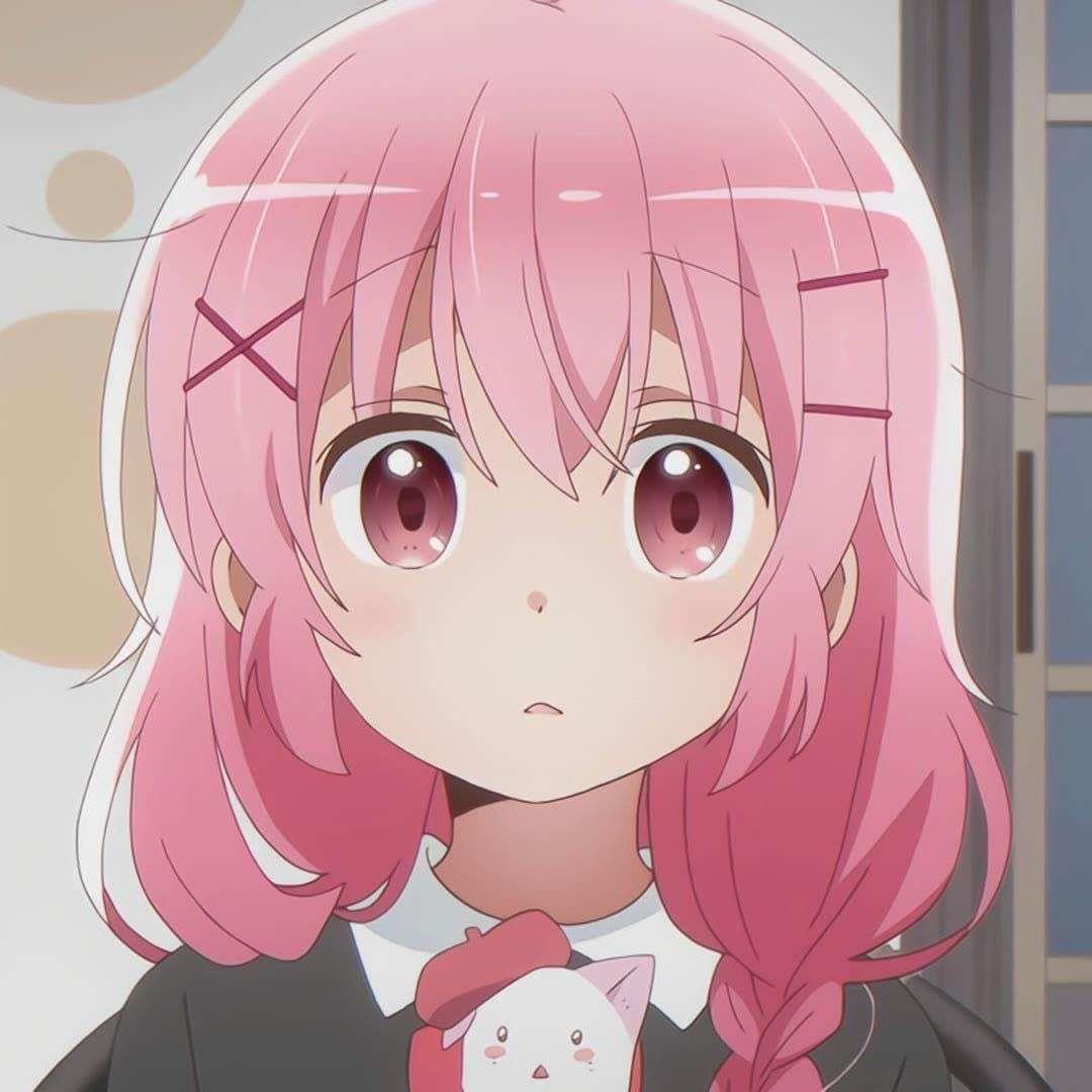 可爱呆萌动漫女生高清QQ头像大全