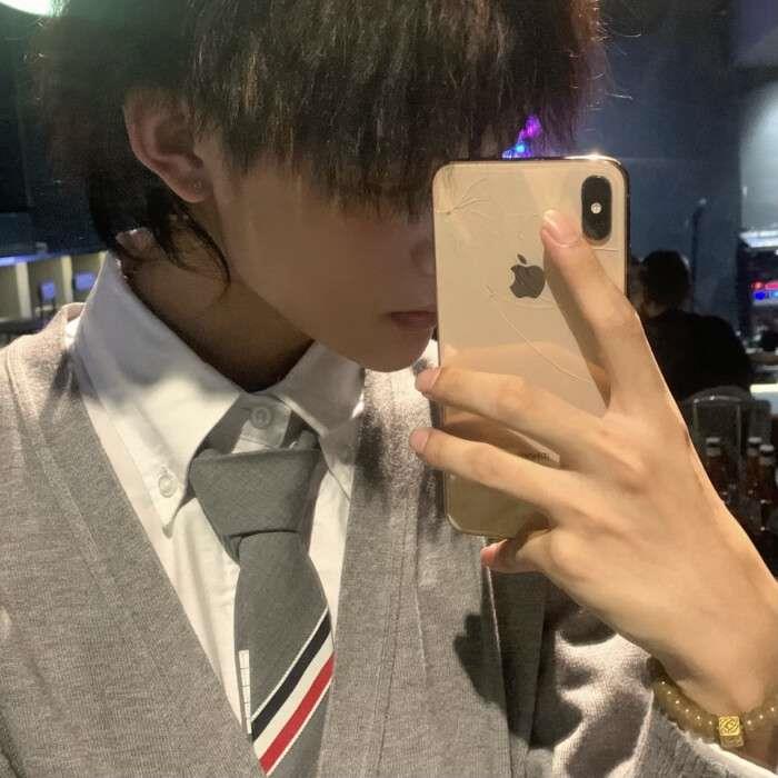 ins真人帅气文艺范日系男生头像图片