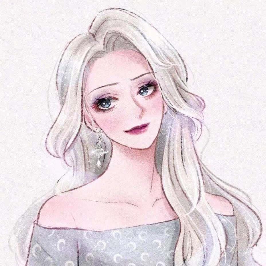 迪士尼公主手绘超好看头像大全