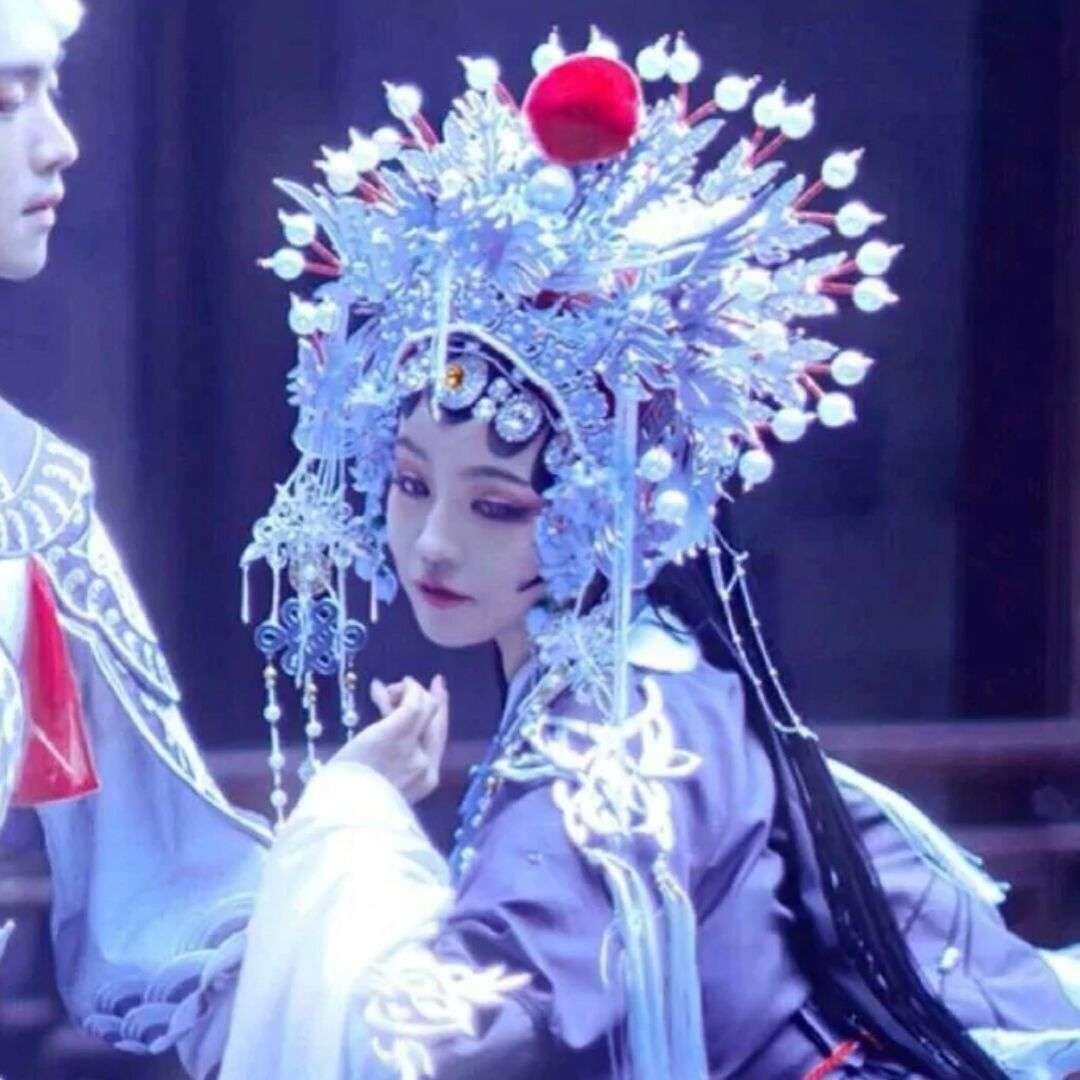 女生专属蓝色系气质文艺唯美头像图片