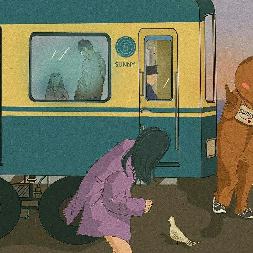 极简卡通精选情侣微信头像图片大全