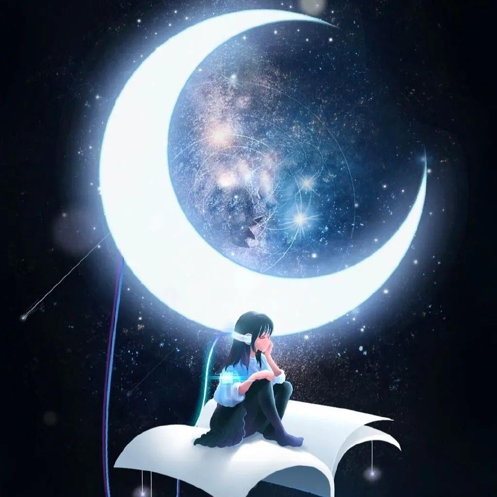 唯美动漫情侣 凌晨四点钟看到海棠花未眠头像图片
