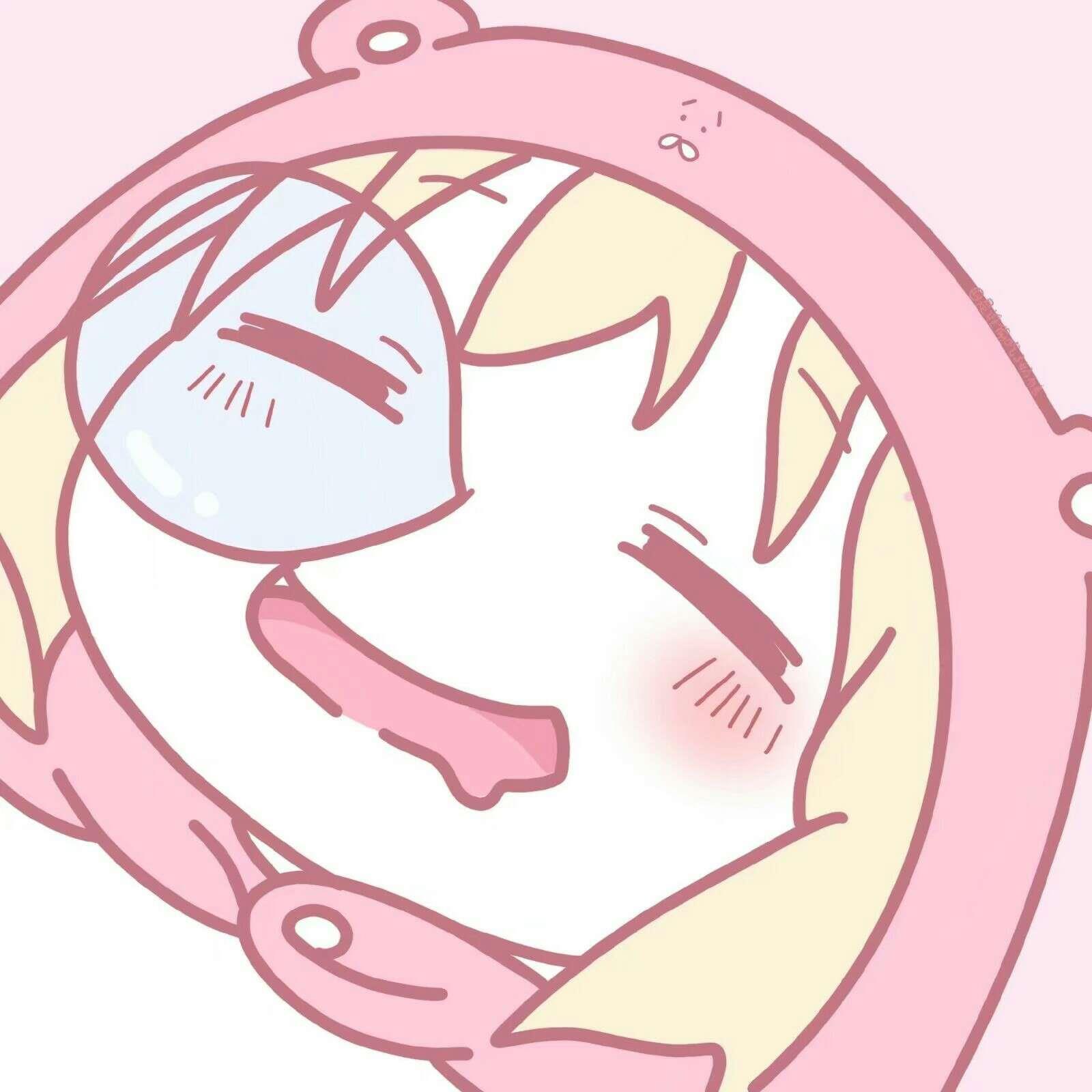 超可爱的粉粉嫩嫩动漫女生卡哇伊小不点头像图片