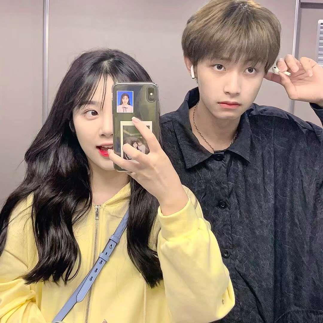 青春阳光可爱甜美情侣真人头像图片