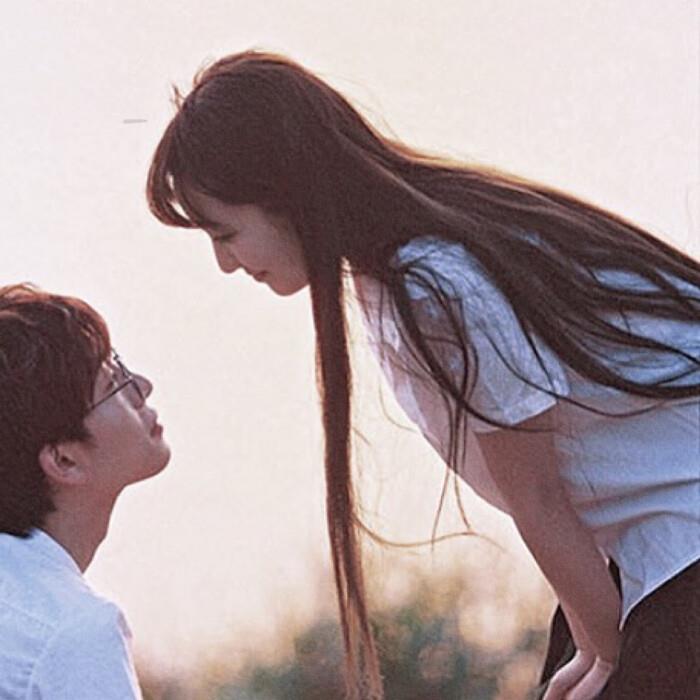 祁宋 ins恩爱真人唯美情头一对两张头像图片