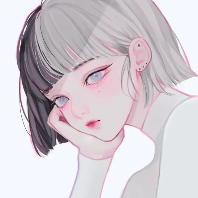 帅气好看的美女帅哥明星手绘漫画头像图片