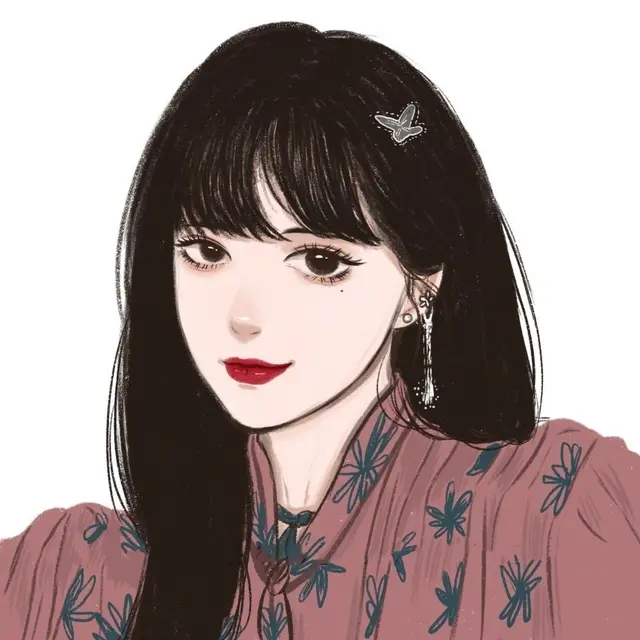 帅气好看的美女帅哥明星手绘漫画头像图片