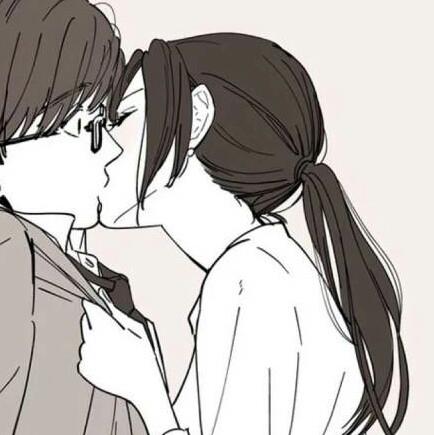 日本高中情侣动漫头像图片