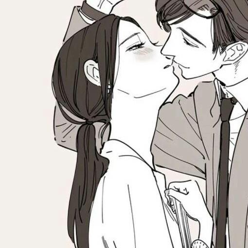 日本高中情侣动漫头像图片
