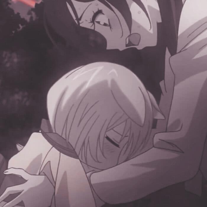 巴卫与奈奈超人气动漫甜蜜情侣头像图片