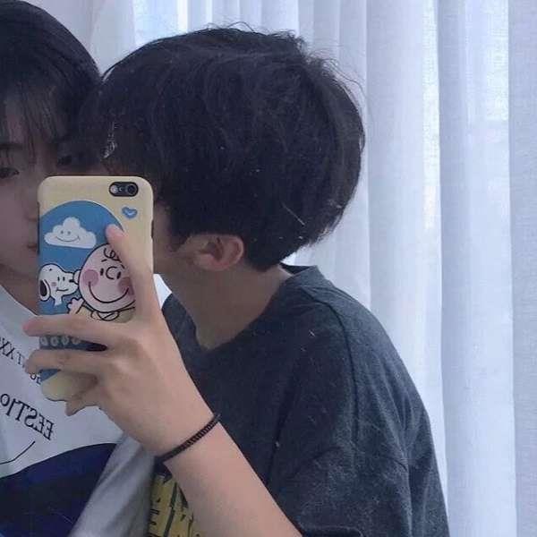 青春唯美甜甜的情侣真人头像图片