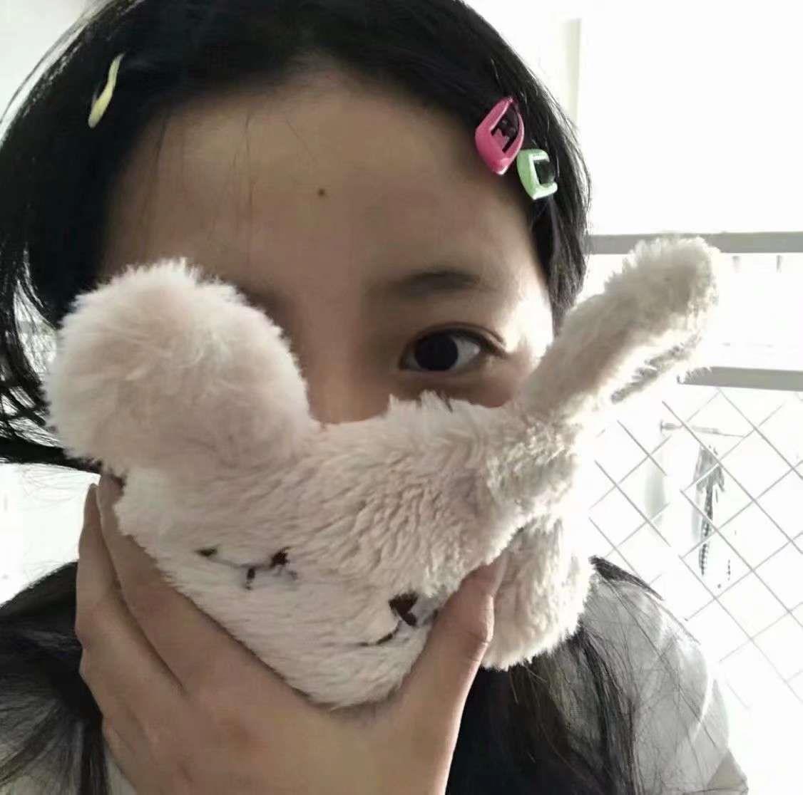 可爱女生真人彩虹糖一样的甜美头像图片