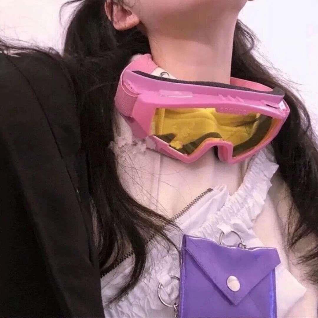 可爱女生真人彩虹糖一样的甜美头像图片