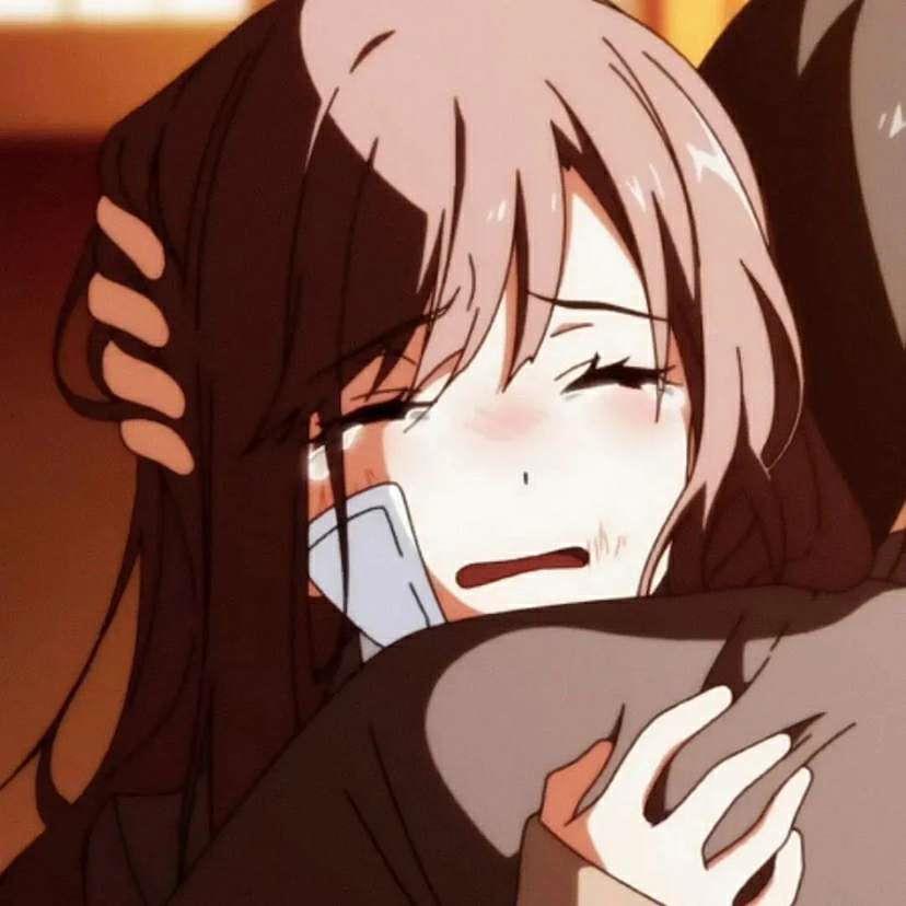 动漫情侣 拥抱喜欢的人是什么感觉头像图片