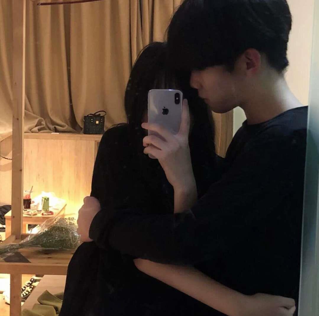 超甜的浪漫唯美情侣真人头像图片