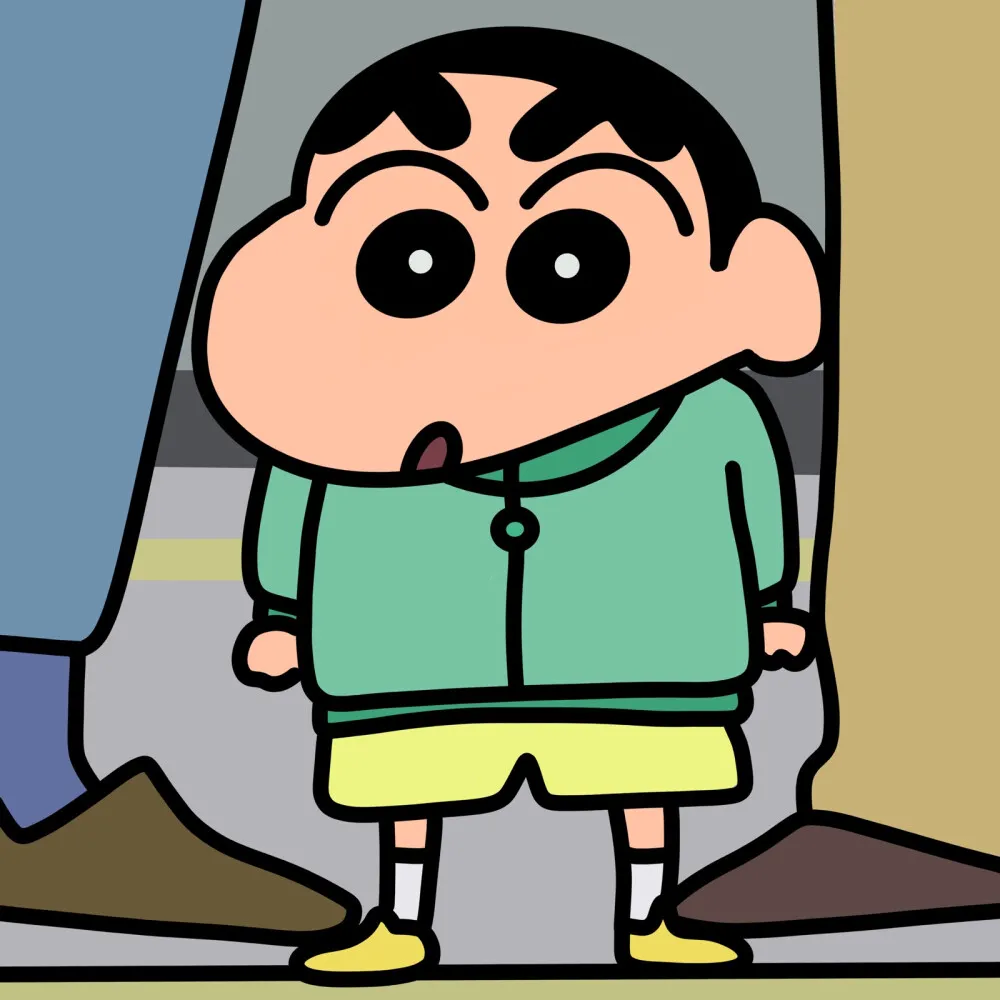 蜡笔小新可爱搞笑表情高清头像图片大全