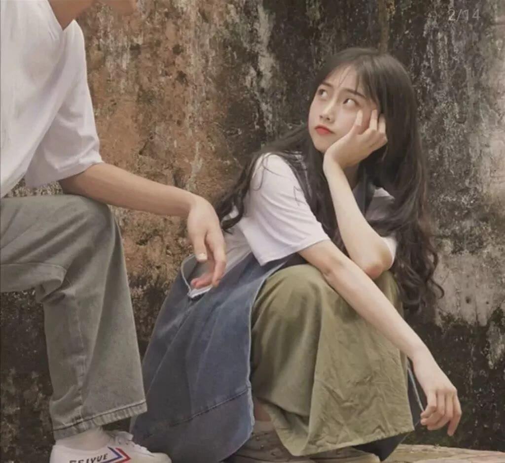 小众风格真人独一无二情侣/韩柒头像图片