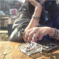 颓废个性的女生抽烟感性伤感头像