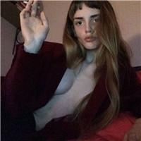 颓废个性的女生抽烟感性伤感头像