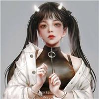 五官精致的猪猪女孩漂亮动漫女生头像