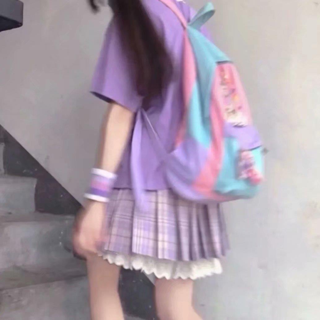 紫色系女头 ins风头像图片