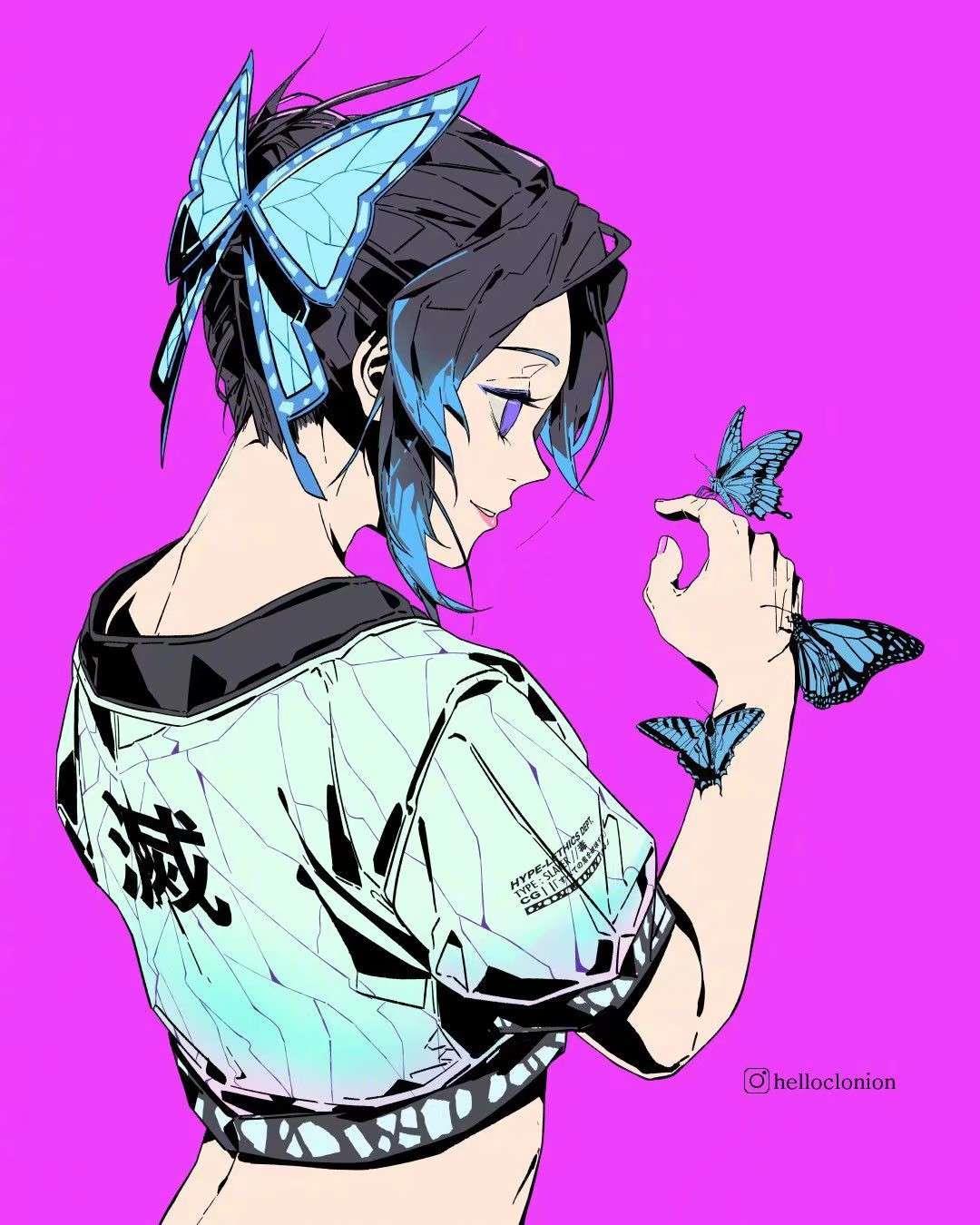 今日插画：鬼灭之刃 (twi:helloclonion) ​​​​头像图片