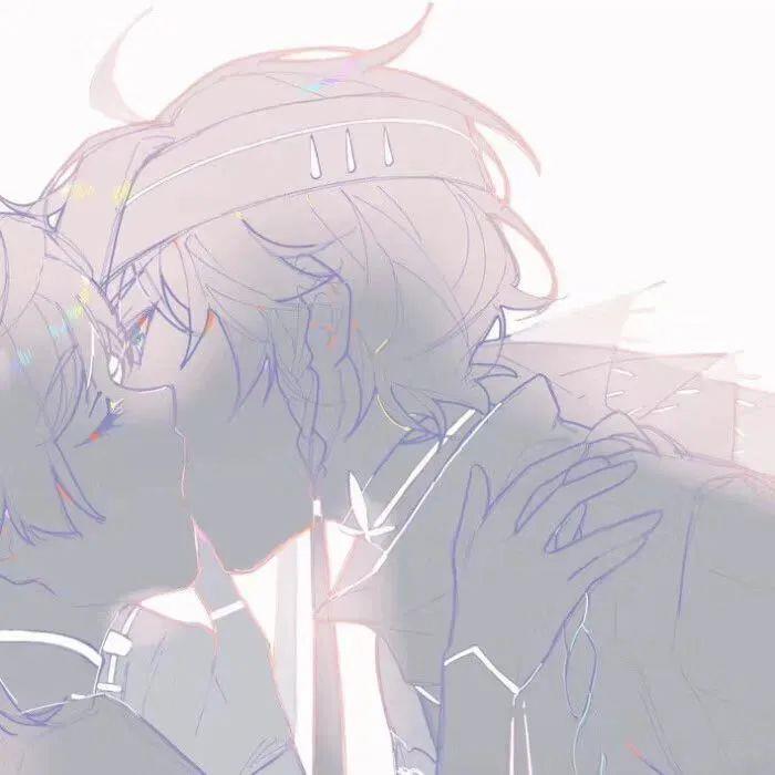 唯美好看的动漫情侣头像图片