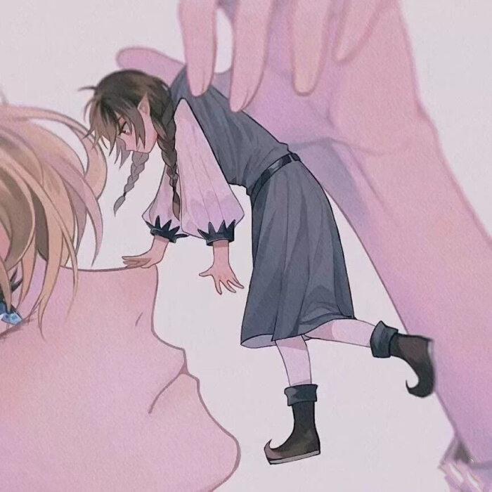 唯美好看的动漫情侣头像图片