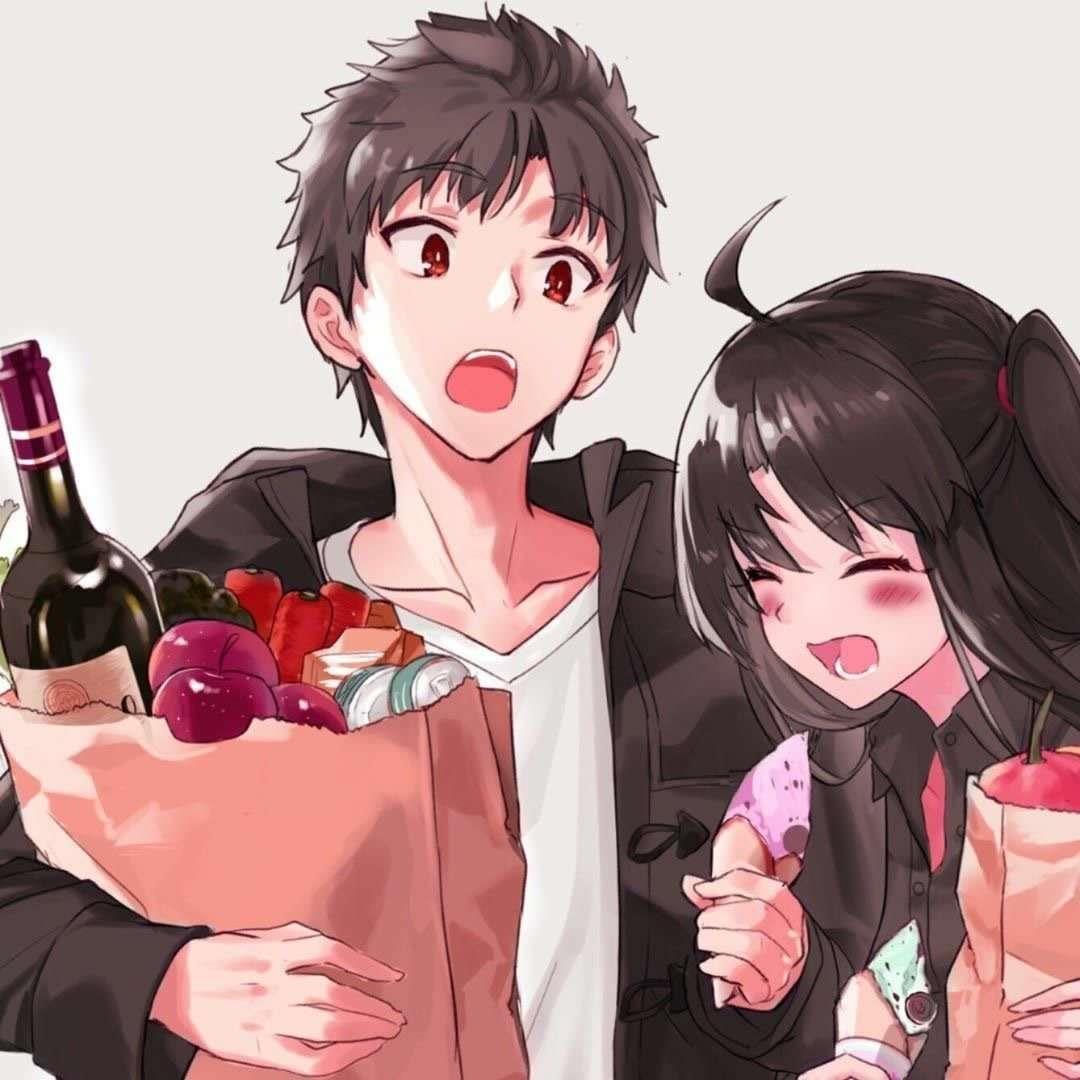 唯美好看的动漫情侣头像图片