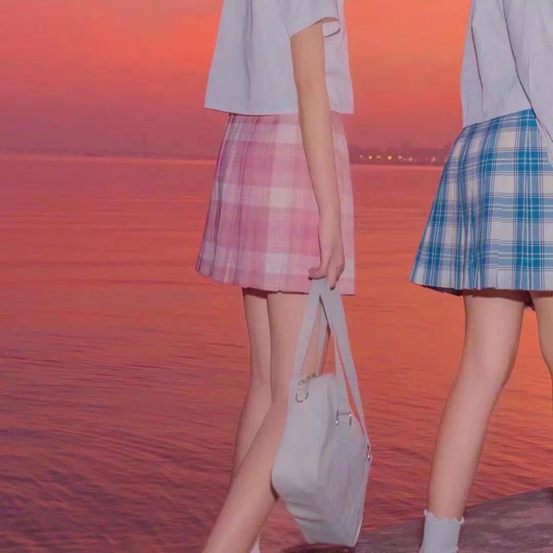 优质干净微信女生一对两张微信头像图片