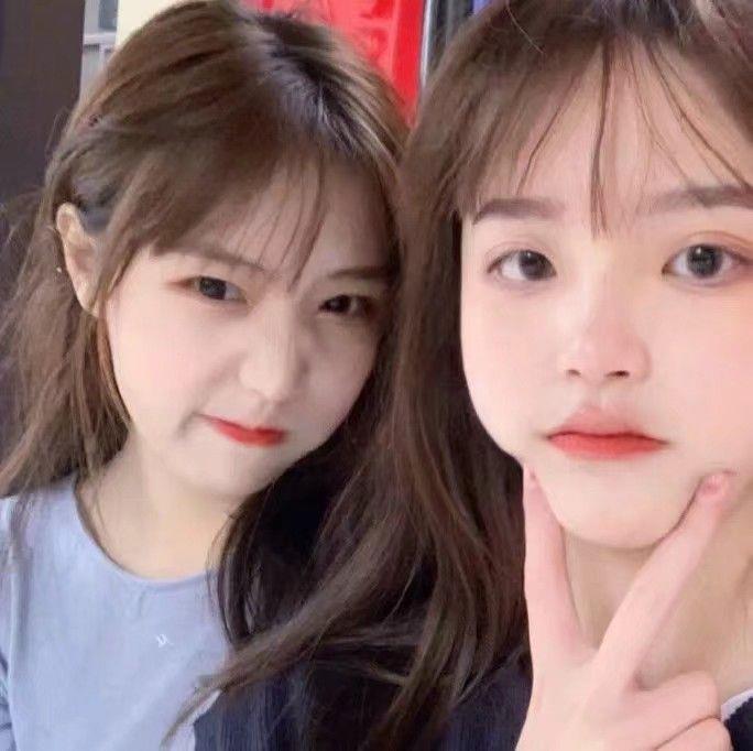 优质干净微信女生一对两张微信头像图片