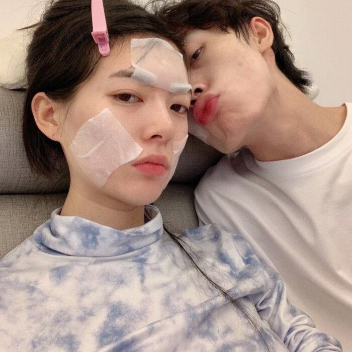 优质干净优美一对两张真人情头头像图片