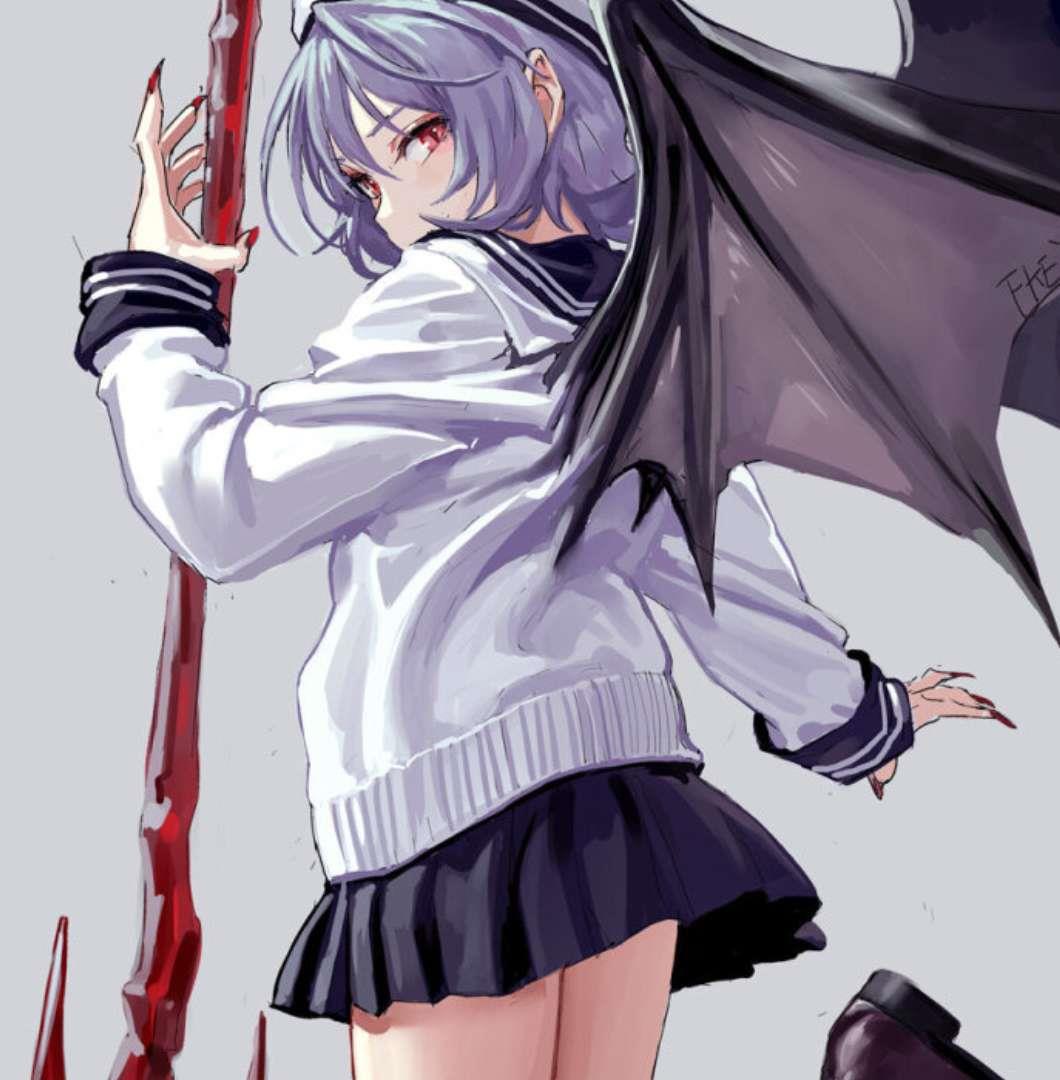 唐崎夜雨 唯美手绘自截女头 绘师 fkey头像图片