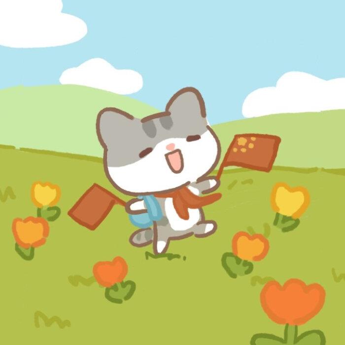 动物餐厅，小猫咪头像图片