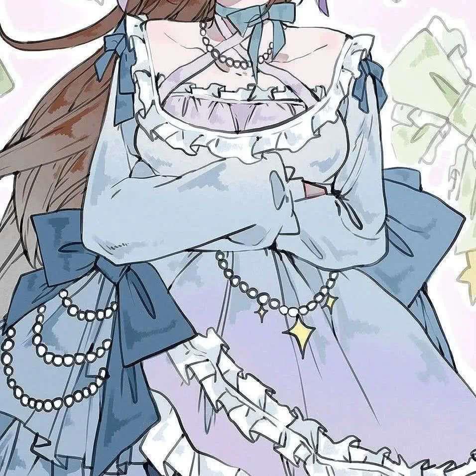苏瓷:唯美部位闺蜜动漫女头/少女 图源微博头像图片