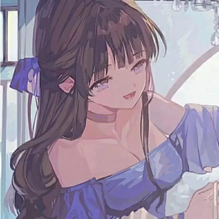 甜美日系闺蜜动漫头像图片
