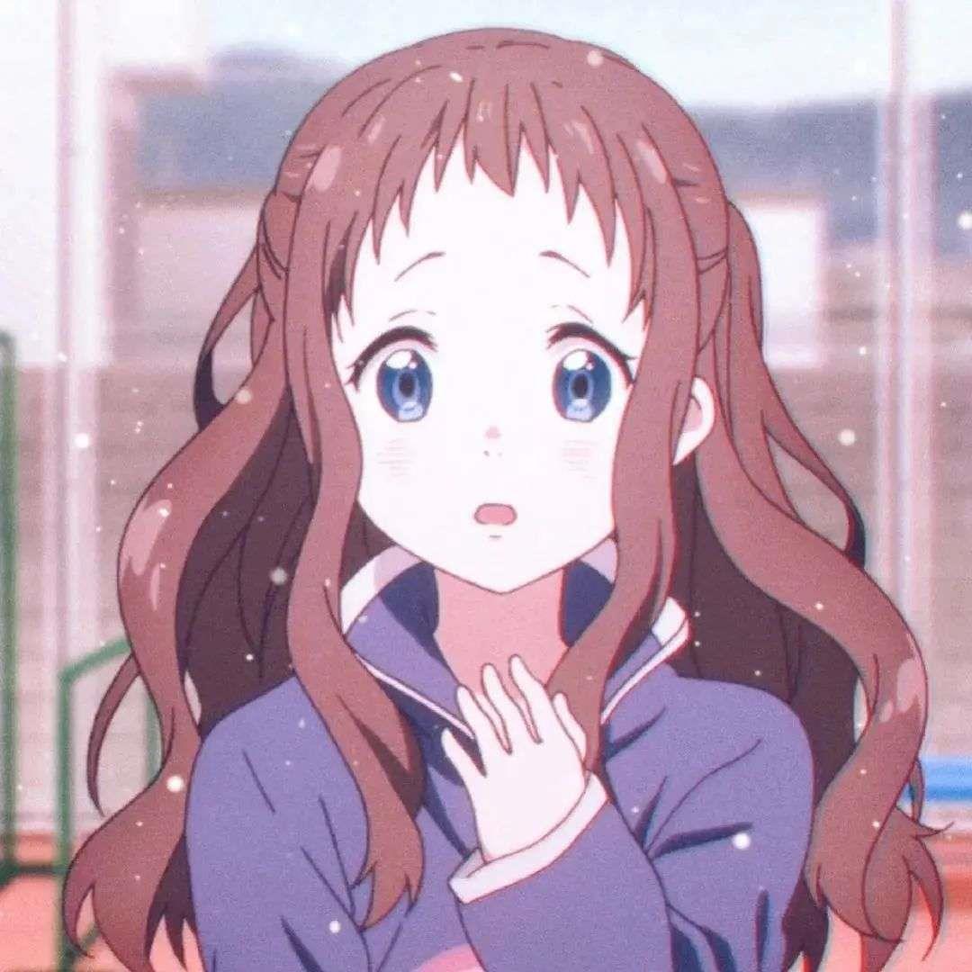 甜美日系闺蜜动漫头像图片