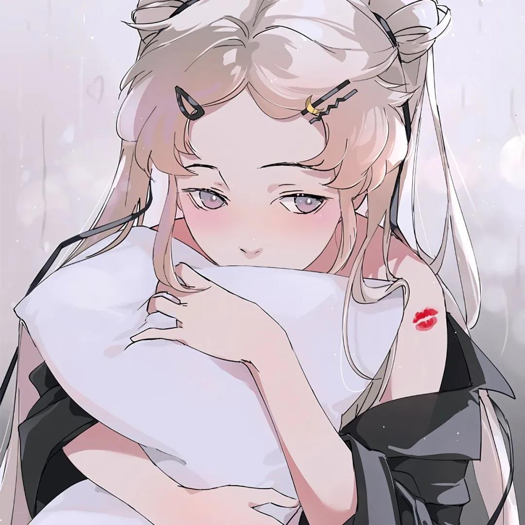 动漫女生双人闺蜜一人一张头像图片