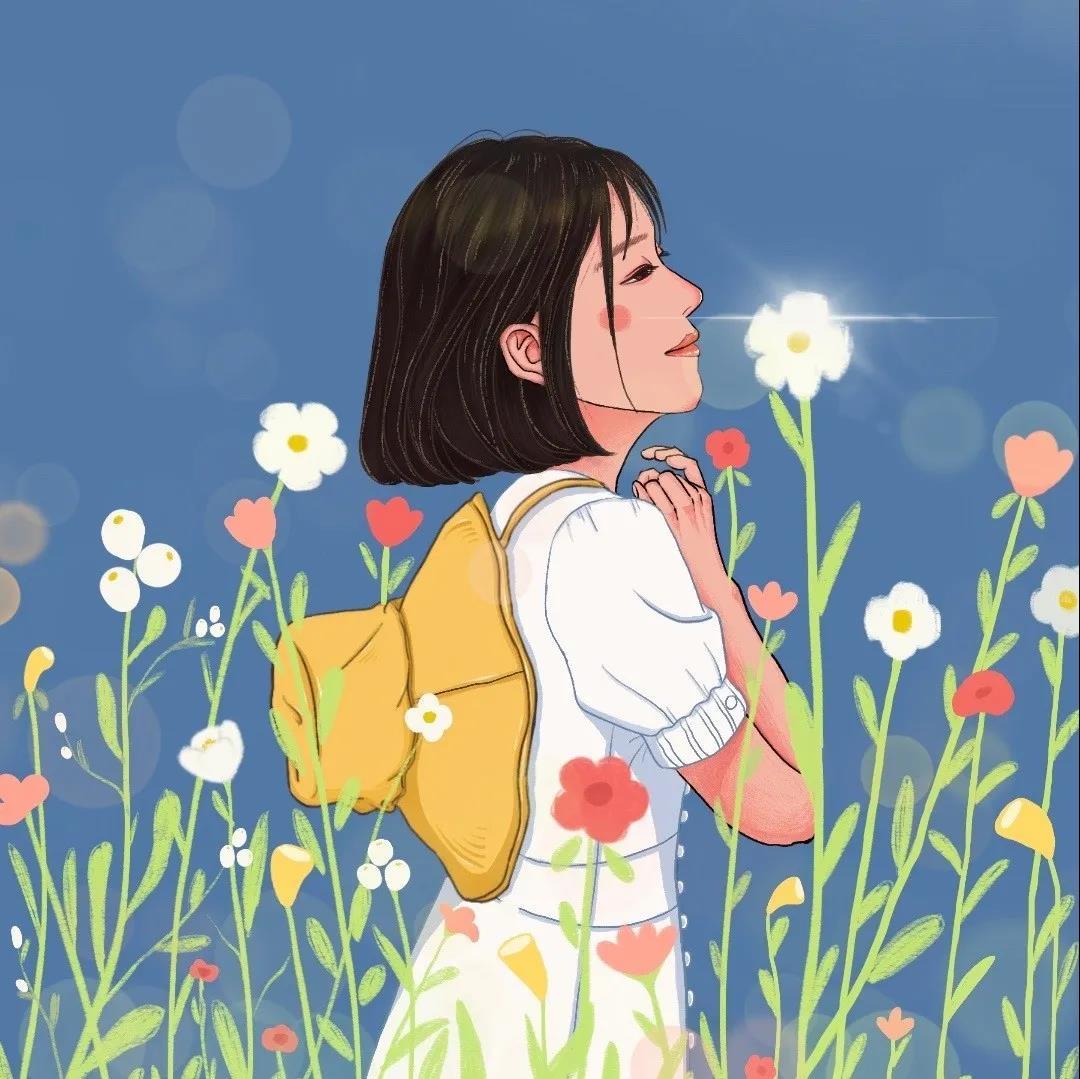 动漫女生双人闺蜜一人一张头像图片