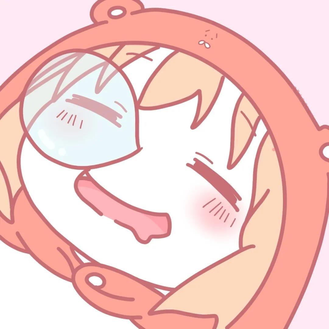 超可爱漫画女生干物女小埋头像图片