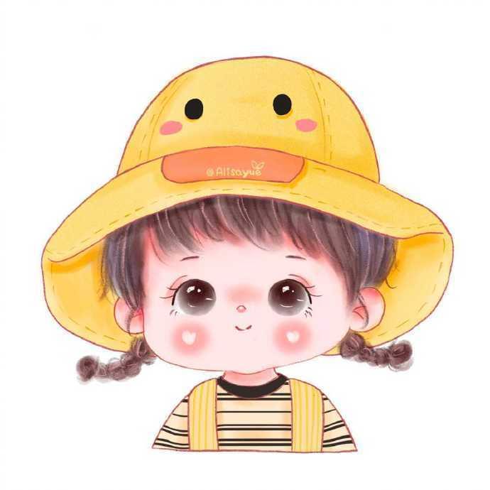 可爱萌娃娃女生卡通头像，超有保护欲