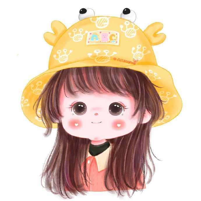 可爱萌娃娃女生卡通头像，超有保护欲