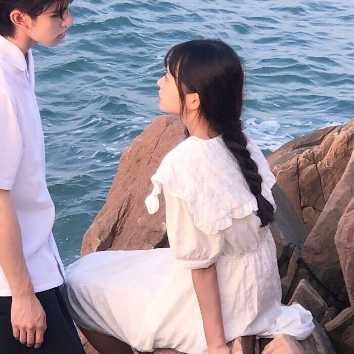 宋知意 ins唯美真人清新恩爱情头一对两张头像图片