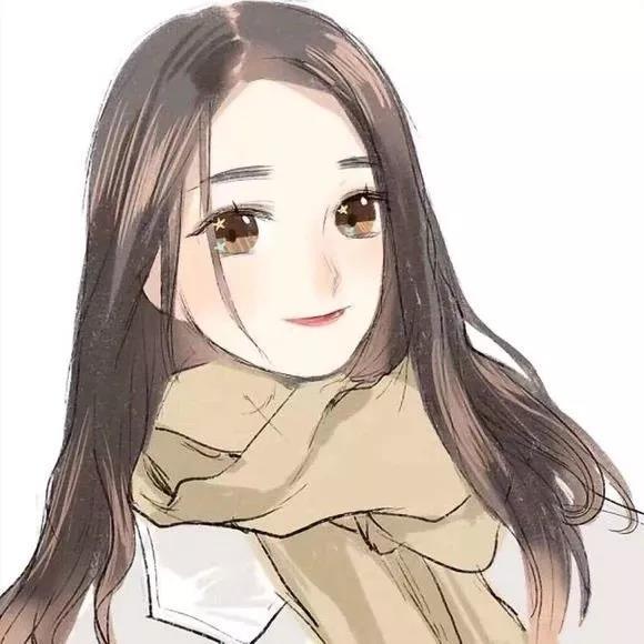 眼里有星星的时尚漫画女生头像图片