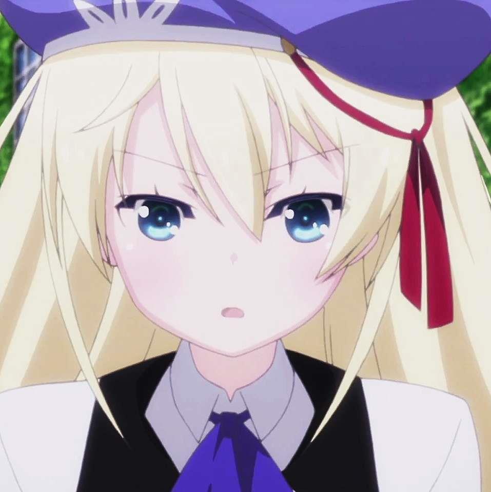 可爱二次元女生 “低头是题海 抬头是前途”头像图片