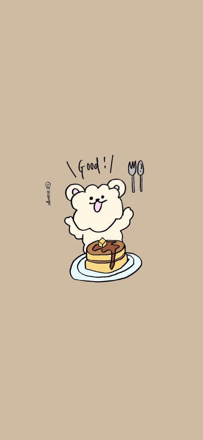 极简可爱女生手机壁纸