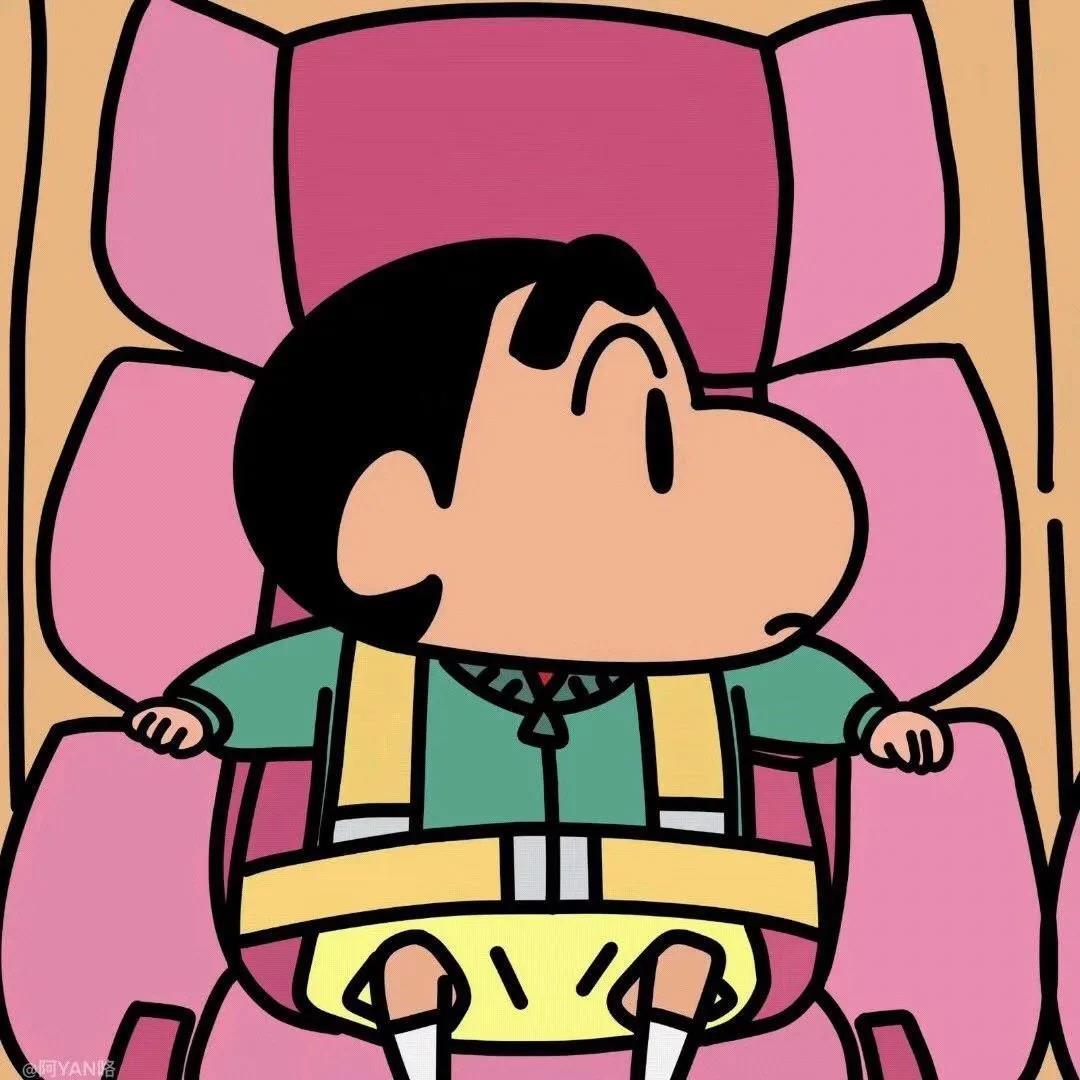 蜡笔小新新之助妮妮卡通情侣头像图片