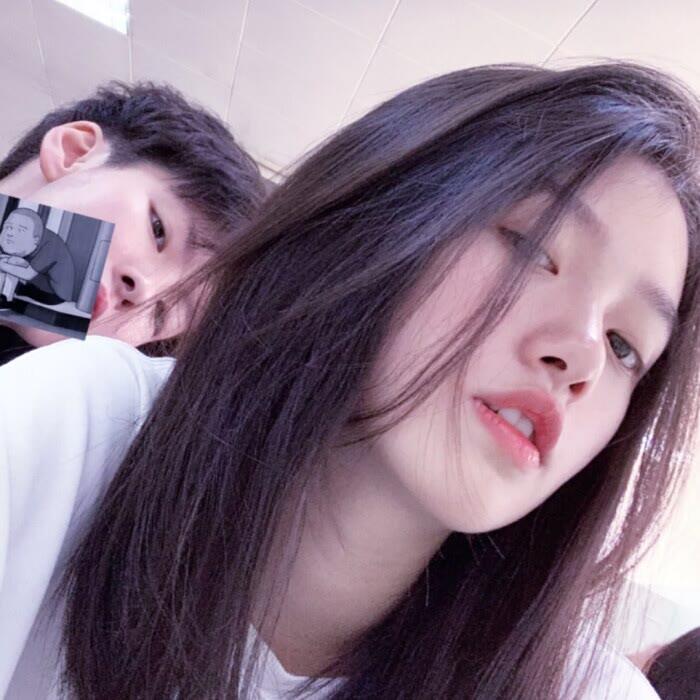 沫兮 一对两张甜蜜风格情侣头像图片