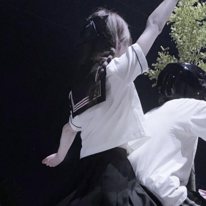 沫兮 一对两张气质ins风格小众情头头像图片